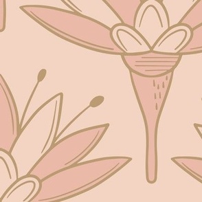 Deco Floral | LG Scale | Peach Blush