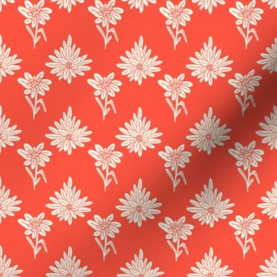 Edelweiss Echoes - Swiss Floriography and Alpine Elegance Pattern