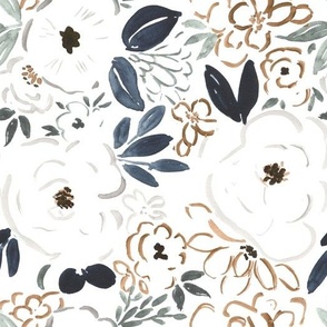 Emerson Floral  10in fabric 24in wallpaper