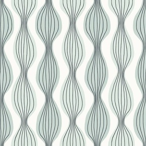 welcoming flowing lines - shades of light blue gray
