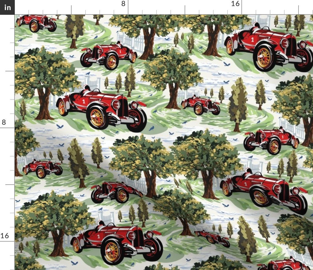 Antique Motor Car Garage, Vintage Red Racing Car, Old Retro Countryside Village Landscape, Nostalgic Automobile Scene, Old Time Classic Car Elegance,  Nostalgic Feel Vintage Classic Motor Car, Classic Vintage Motor Ride, Retro Engine Classic Car, Small Sc