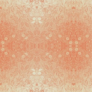 damask-mango blush faux foil