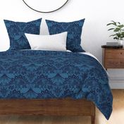 Stegosaurus Lace - Navy - LARGE