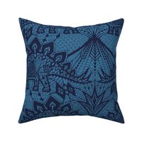 Stegosaurus Lace - Navy - LARGE