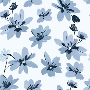 Light blue floral