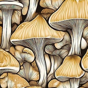 Large scale mushrooms