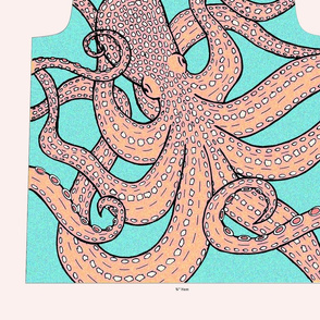 An octopus under the sea