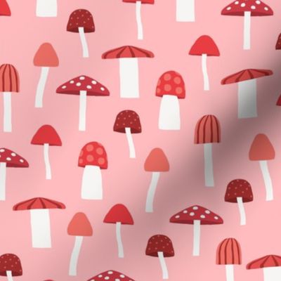 Mushrooms - pink - LAD23