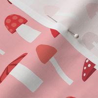 Mushrooms - pink - LAD23