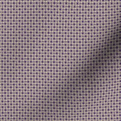 Floral Dot buff purple  © 2012 by Jane Walker