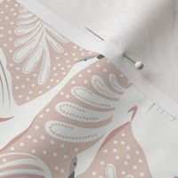 Serene Skies - Crane Floral Blush Pink Ivory Regular