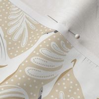 Serene Skies - Crane Floral Sand Ivory Regular