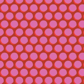 Close Dots pink/red