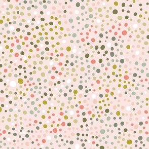 ditsy pink dots wallpaper scale