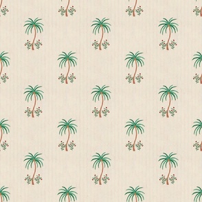 Tropical Palm Tree - Blush Pink