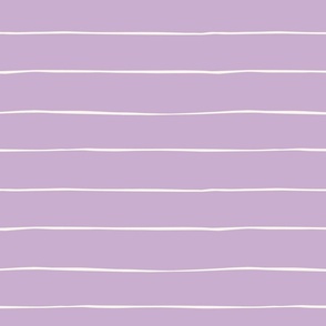 Spring Stripe Papercut linen on lilac horizontal