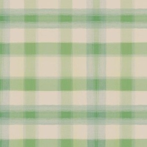 Rustic Green and Neutral Checks