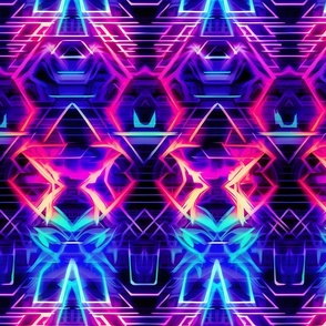 Neon Abstract - large