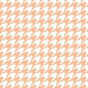 Small Scale Houndstooth Peach Fuzz Pantone Color of the Year 2024