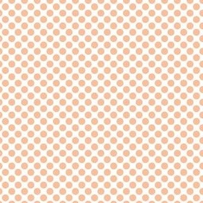 Small Scale Peach Fuzz Chunky Dots Pantone Color of The Year 2024