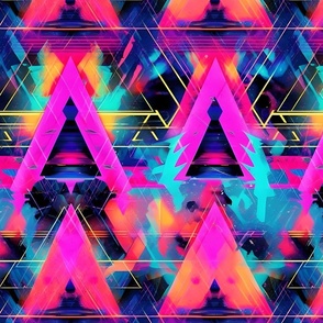 Neon Abstract - large