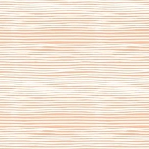 Smaller Scale Peach Fuzz Stripe Pantone Color of The Year 2024