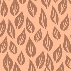 Beige Leaves on Peach Fuzz 2024 Color 