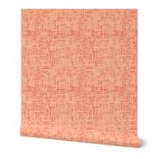 Textile Denim Linen // Peach Fuzz and Orange