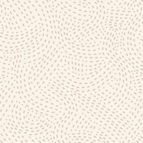 Stitch Swirl - Modern Home Decor - pink/cream - LAD23