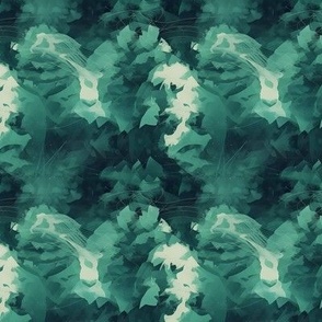 Green Ombre Abstract - small
