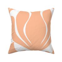 Large _ Floral Ornament Peach Fuzz Off-White