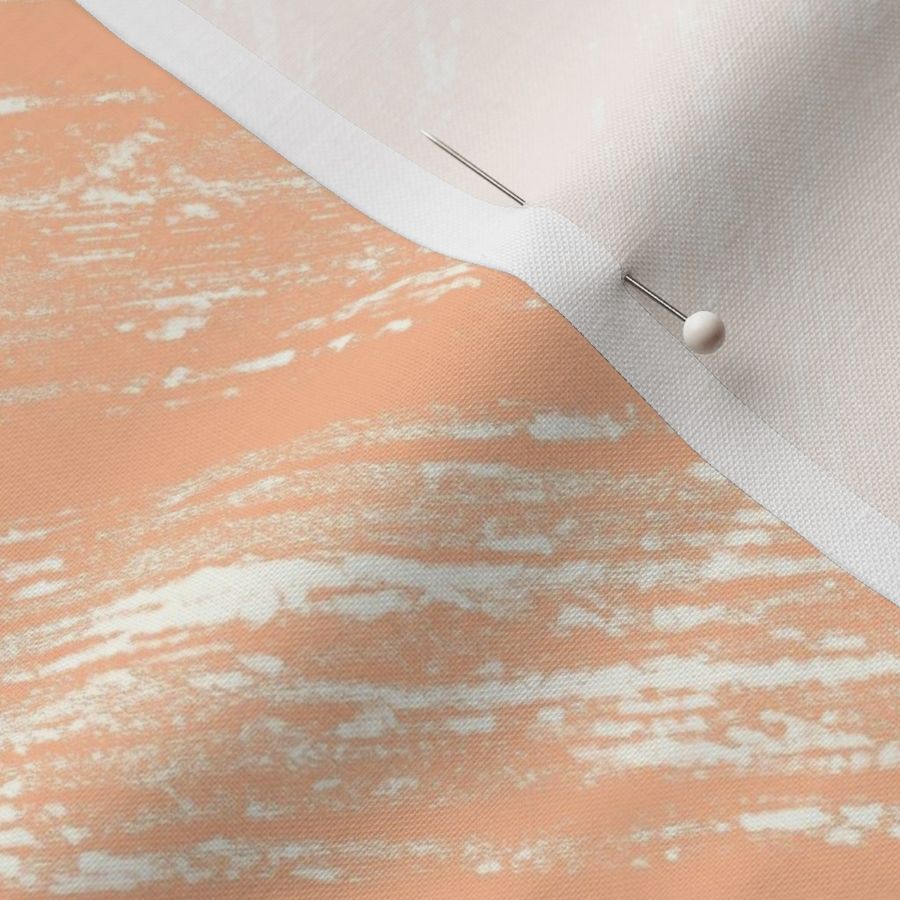 peach fuzz chevron brush stroke - pantone color of the year 2024 - rustic herringbone wallpaper