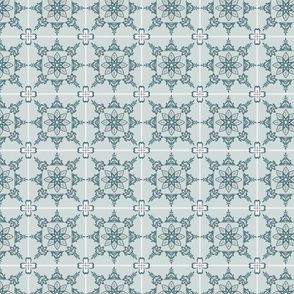 Christmas tile pattern
