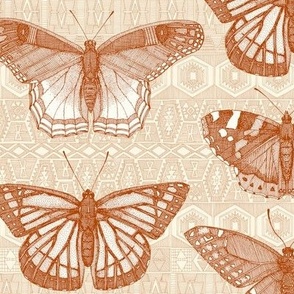 butterflies rust