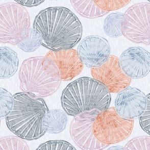 Bruny Island Shells block print