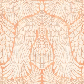 Pantone Peach Fuzz Birds of Paradise