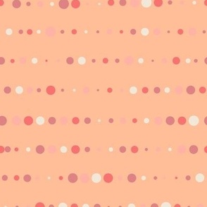 Peach Fuzz Geometric Dots Pantone 2024 Color of the Year