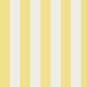 Warm minimalist boho yellow and off white simple stripes, awning stripes