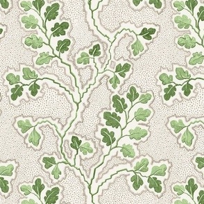 Hardwick Leaf Green and Taupe 6