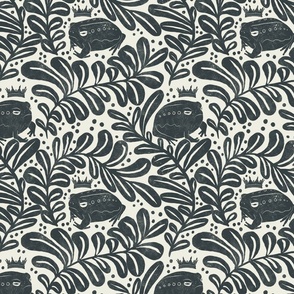 Frog Prince Fabric, Wallpaper and Home Decor