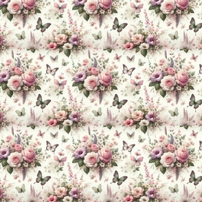 Flower and Butterfly Pattern