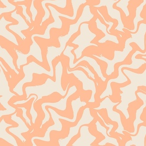 Peach Fuzz Zebra vibes animalskin abstract surface