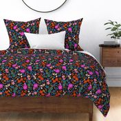 Audrey Floral Midnight Brights LARGE