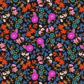 Audrey Floral Midnight Brights SMALL