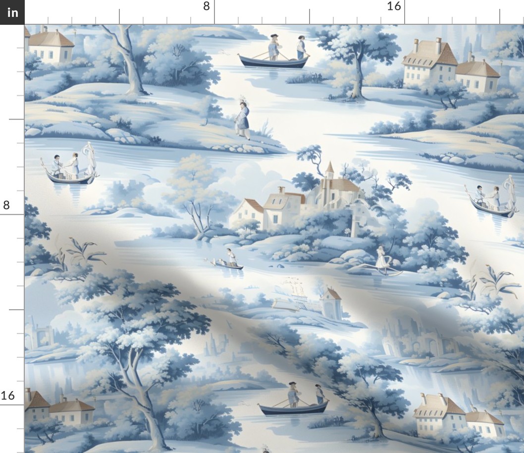 French Countryside Toile - large