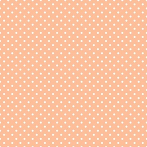 Peach Fuzz Polkadot Coordinate for Classic Pooh Collection