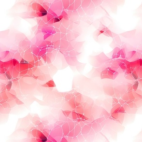 Pink & White Abstract 