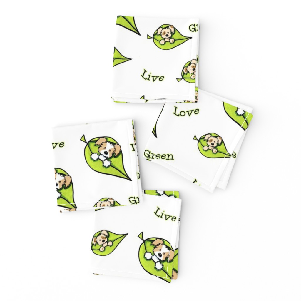 Live Green Love Puppies