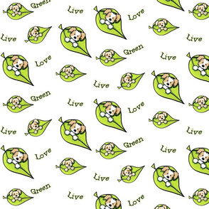 Live Green Love Puppies