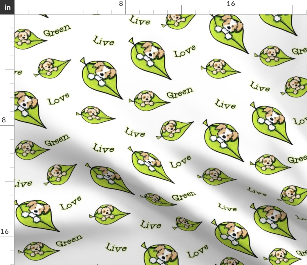 Live Green Love Puppies